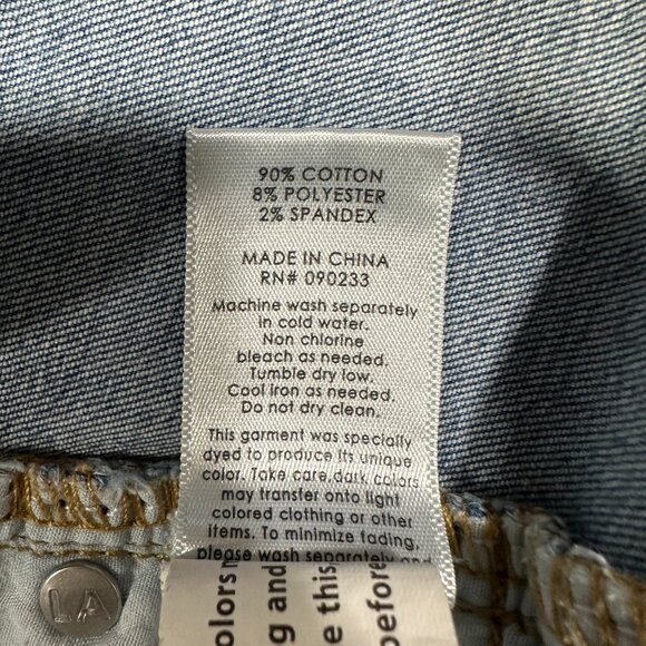 Pacsun Jeans Womens 29 Jegging Light Wash Cotton Stretch Distressed Pockets - Picture 6 of 8